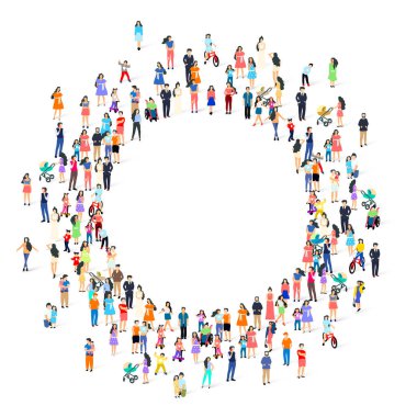 Bir grup insan aileleriyle yürüyüp rahatlıyor, mutlu insanlar çerçeveleniyor..