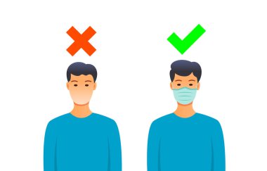 Maskeli sağlık görevlileri erişimin sembolü..