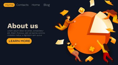 İnsanlar grafiklerle etkileşime geçip istatistikleri analiz ediyorlar.