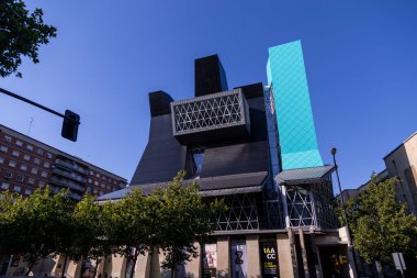 Zaragoza İspanya. 2 Ağustos 2019, İspanya 'nın Zaragoza şehrindeki Palo Serrano Müzesi.