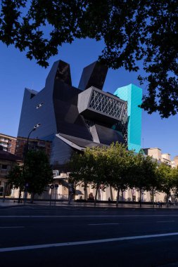 Zaragoza İspanya. 2 Ağustos 2019, İspanya 'nın Zaragoza şehrindeki Palo Serrano Müzesi.