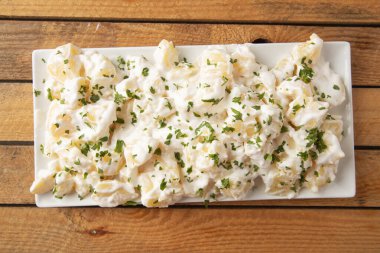 Tapa patatas bravas geleneksel İspanyol patates snack