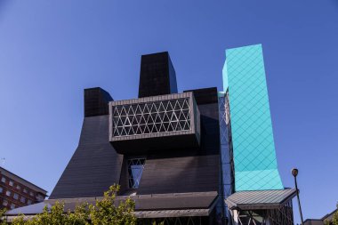 Zaragoza İspanya. 2 Ağustos 2019, İspanya 'nın Zaragoza şehrindeki Palo Serrano Müzesi.