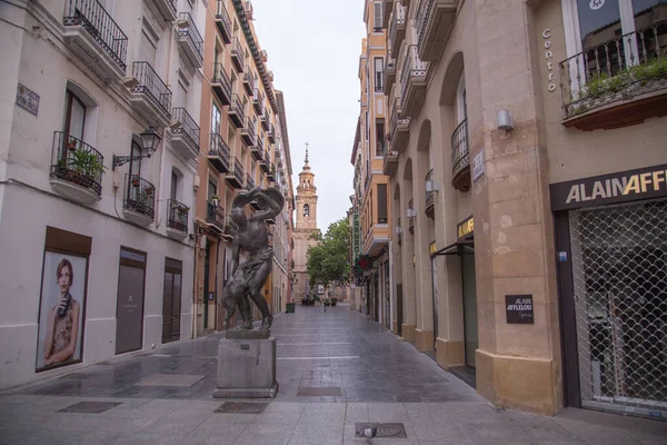 Zaragoza Spanyolország 2019 Augusztus Alfonso Street Zaragoza Város Spanyolország — Stock Fotó