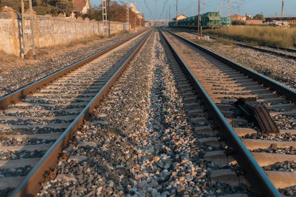 Eski Tren Rayları — Stok fotoğraf