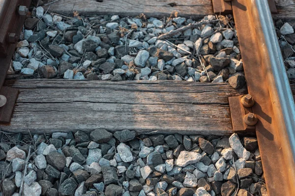 Eski Tren Rayları — Stok fotoğraf