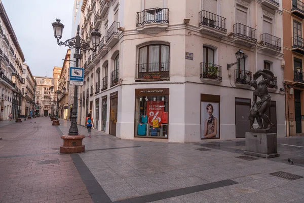 Zaragoza Spanyolország 2019 Augusztus Alfonso Street Zaragoza Város Spanyolország — Stock Fotó