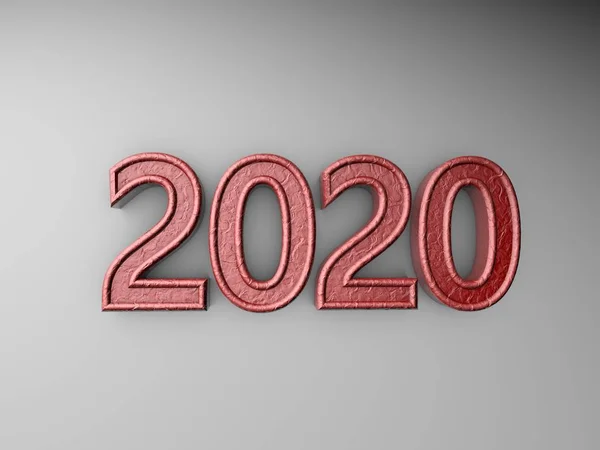 2020 Yıllık Geçmişin Çizimi — Stok fotoğraf