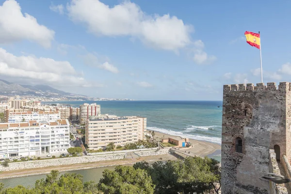 Vista aérea de la ciudad de Fuengirola, Málaga — Foto de Stock