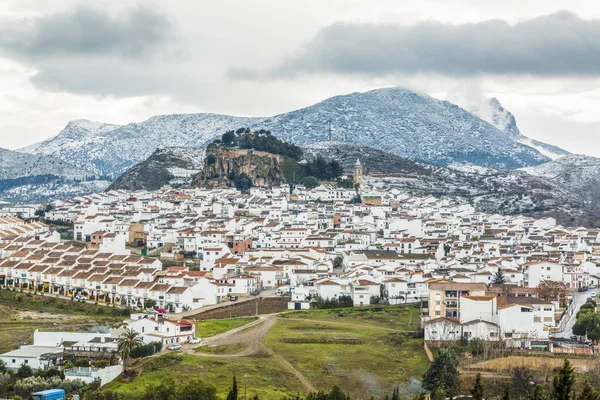 Ardales em dia nevado — Fotografia de Stock