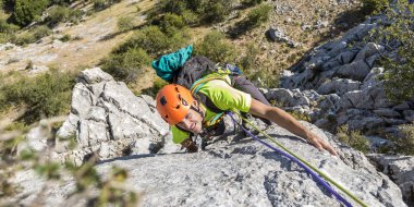 Dağa tırmanma backpacker