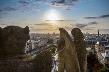Notre Dame de Paris üzerinde çirkin yaratık