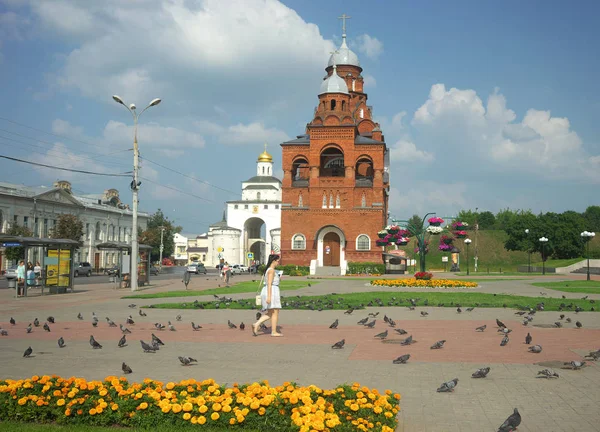 VLADIMIR, RUSIA - 17 de julio de 2016: Golden Gates. Vladimir — Foto de Stock