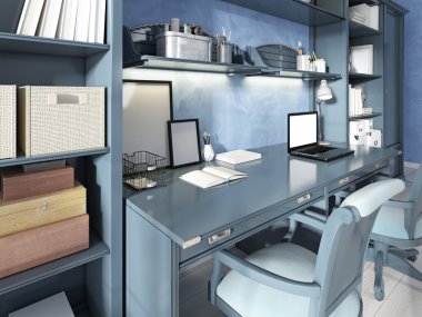 Modern bir kreş iki kişilik yer için bir Danışma.