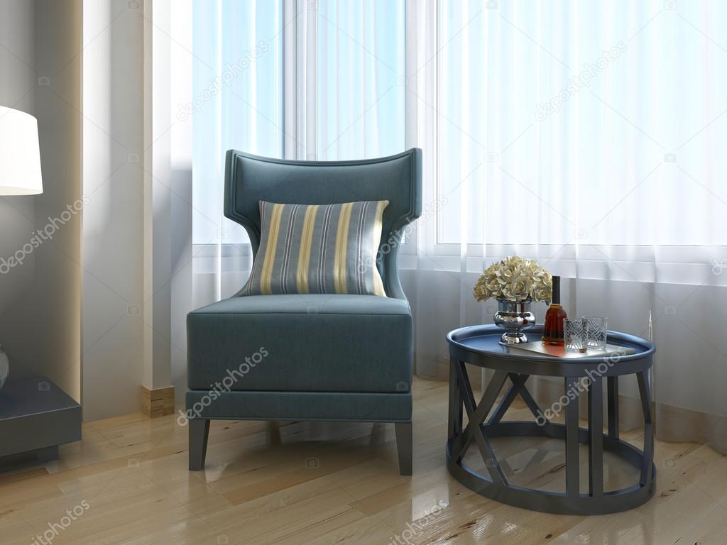Luxuriöse Lounge Stuhl Türkis-Wohnzimmer — Stockfoto © kuprin33 ... Luxuriöse Lounge Stuhl Türkis-Wohnzimmer — Stockfoto © kuprin33 ...