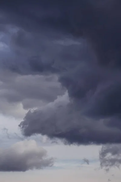 Himmel Episk Dramatisk Storm Himmel Mörkgrå Moln Bakgrund Struktur Åska — Stockfoto
