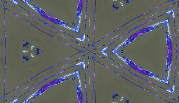 Kaleidoszkóp Háttér Etnikai Színes Modern Elvont Textúra Húzott Olaj Kenet Stock Kép