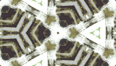 Kaleydoskop arka planı. Yağ lekesi tekniğinde çizilmiş etnik renkli modern soyut doku, kusursuz desen arka plan