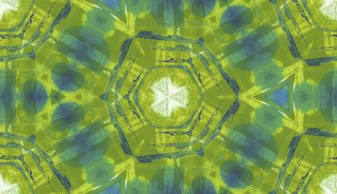 Kaleydoskop arka planı. Yağ lekesi tekniğinde çizilmiş etnik renkli modern soyut doku, kusursuz desen arka plan