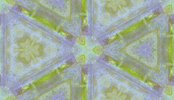 Kaleidoscope backdrop. Ethnic colorful modern abstract texture drawn in oil smear technique, seamless pattern background