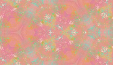 Kaleydoskop arka planı. Yağ lekesi tekniğinde çizilmiş etnik renkli modern soyut doku, kusursuz desen arka plan