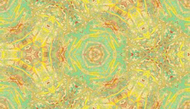 Etnik renkli, modern, soyut el yağlı boyayı karalama tekniğiyle kağıda çizdi. Tekstil pürüzsüz desen kırışıklığı