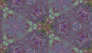 Etnik renkli, modern, soyut el yağlı boyayı karalama tekniğiyle kağıda çizdi. Tekstil pürüzsüz desen kırışıklığı