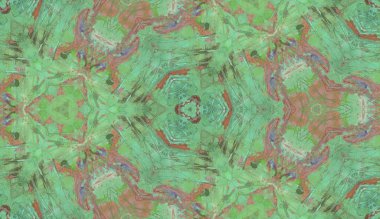 Etnik renkli, modern, soyut el yağlı boyayı karalama tekniğiyle kağıda çizdi. Tekstil pürüzsüz desen kırışıklığı