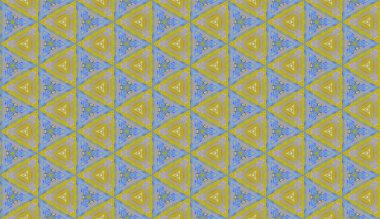 Etnik renkli, modern, soyut el yağlı boyayı karalama tekniğiyle kağıda çizdi. Tekstil pürüzsüz desen kırışıklığı