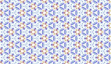 Lekeli olarak etnik çok renkli soyut desen. Klasik sanatla kusursuz tekstil arkaplanı