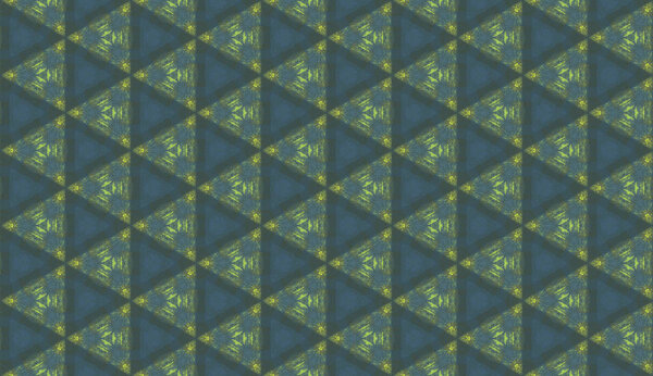 Kaleidoscopic background. Abtract prismatic modern pattern with smear technique, seamless background