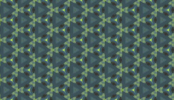 Kaleidoscopic background. Abtract prismatic modern pattern with smear technique, seamless background