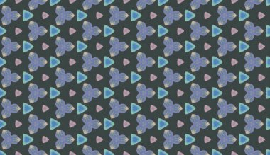 Kaleydoskopik arka plan. Kusursuz arkaplan, leke tekniği ile prizmatik modern deseni ayır