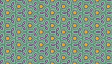 Lekeli olarak etnik çok renkli soyut desen. Klasik sanatla kusursuz tekstil arkaplanı