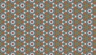 Lekeli olarak etnik çok renkli soyut desen. Klasik sanatla kusursuz tekstil arkaplanı