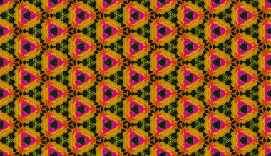 Kaleydoskopik arka plan. Kusursuz arkaplan, leke tekniği ile prizmatik modern deseni ayır