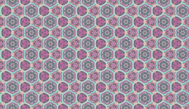 Lekeli olarak etnik çok renkli soyut desen. Klasik sanatla kusursuz tekstil arkaplanı