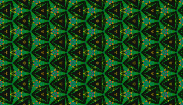 Kaleidoscopic background. Abtract prismatic modern pattern with smear technique, seamless background