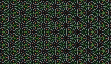 Lekeli olarak etnik çok renkli soyut desen. Klasik sanatla kusursuz tekstil arkaplanı