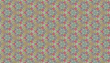 Lekeli olarak etnik çok renkli soyut desen. Klasik sanatla kusursuz tekstil arkaplanı