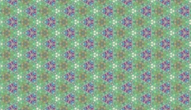 Lekeli olarak etnik çok renkli soyut desen. Klasik sanatla kusursuz tekstil arkaplanı