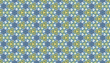 Lekeli olarak etnik çok renkli soyut desen. Klasik sanatla kusursuz tekstil arkaplanı