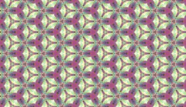 Lekeli olarak etnik çok renkli soyut desen. Klasik sanatla kusursuz tekstil arkaplanı