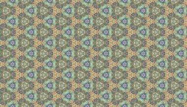 Lekeli olarak etnik çok renkli soyut desen. Klasik sanatla kusursuz tekstil arkaplanı