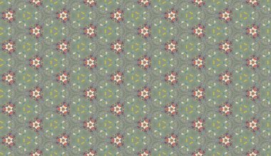 Lekeli olarak etnik çok renkli soyut desen. Klasik sanatla kusursuz tekstil arkaplanı