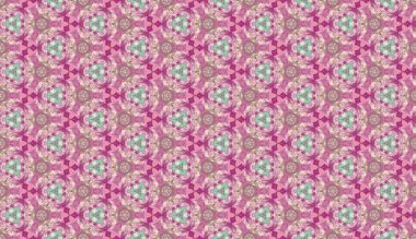 Lekeli olarak etnik çok renkli soyut desen. Klasik sanatla kusursuz tekstil arkaplanı