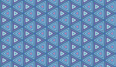 Lekeli olarak etnik çok renkli soyut desen. Klasik sanatla kusursuz tekstil arkaplanı