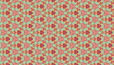 Lekeli olarak etnik çok renkli soyut desen. Klasik sanatla kusursuz tekstil arkaplanı