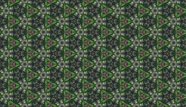 Lekeli olarak etnik çok renkli soyut desen. Klasik sanatla kusursuz tekstil arkaplanı