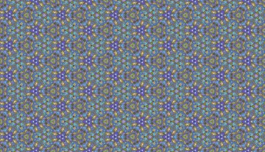 Lekeli olarak etnik çok renkli soyut desen. Klasik sanatla kusursuz tekstil arkaplanı